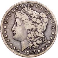 1893-S Morgan $1 PCGS F12