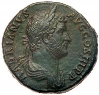 Hadrian. Ã Sestertius (28.53 g), AD 117-138 EF