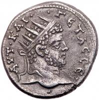 Geta. AD 209-211. Syria. Seleucis and Pieria. Laodicea ad Mare. AR Tetradrachm (28mm, 12.39g)