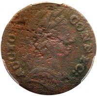 Connecticut 1785 Copper. Bust Right, Miller 3.1-L