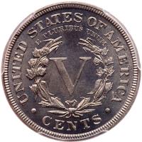 1883 Liberty 5C. With CENTS PCGS Proof 65 - 2