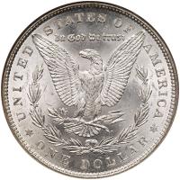 1878 Morgan $1. 7 Tail Feathers, Rev of 1879 NGC MS63 - 2