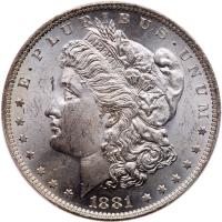 1881-O Morgan $1 PCGS MS63