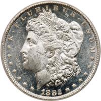 1882-CC Morgan $1 ANACS MS62 PL