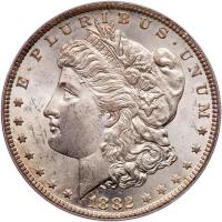 1882-CC Morgan $1 PCGS MS63