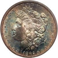 1882-S Morgan $1 NGC MS65