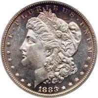 1883 Morgan $1 ANACS MS63 DMPL