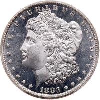 1883-CC Morgan $1 PCGS MS63 DMPL