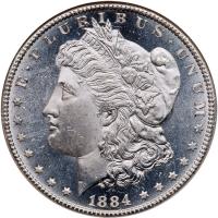 1884-CC Morgan $1 NGC MS63 DMPL