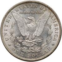 1887/6 Morgan $1 PCGS AU58 - 2