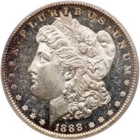 1888 Morgan $1 ANACS MS64 DMPL