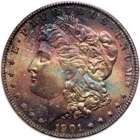 1901-O Morgan $1 PCGS MS65