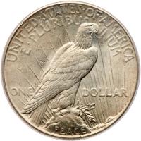 1927 Peace $1 PCGS MS63