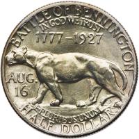 1927 Vermont Half Dollar - 2