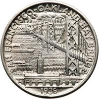 1936-S Bay Bridge 50C MS60 plus - 2