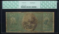 $1 National Bank Note. First NB, Springfield, MA. Ch. 14. Fr. 380a. PCGS-C Good 6 Apparent. - 2