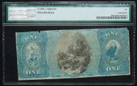 $1 National Bank Note. Bay State NB, Lawrence, MA. Ch.1014. Fr. 380a. PMG Very Good 10, discoloration. - 2