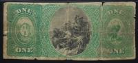 $1 National Bank Note. Southport NB, Southport, CT. Ch. 660. Fr. 380b. PMG Fine 12 Net - 2