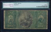 $1 National Bank Note. Ch. 428. Fr. 380b. PMG Very Good 10 Net, Repaired - 2