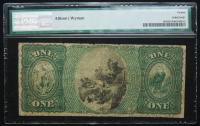 $1 National Bank Note. Hampshire County NB, Northampton, MA. Ch. 418. Fr. 384. PMG Fine 12. - 2