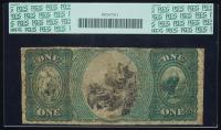 $1 National Bank Note. Atlantic NB, Boston, MA. Ch. 643. Fr. 386. PCGS-C Very Good 8. - 2