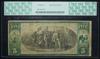 $5 National Bank Note. Lee NB, Lee, MA. Ch. 885. Fr. 397b. PCGS-C Fine 15 Apparent. - 2