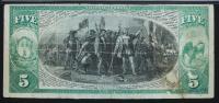 $5 National Bank Note. Farmers and Mechanics NB of Hartford, CT. Ch. 1321. Fr. 403. PMG Choice Fine 15 Net - 2