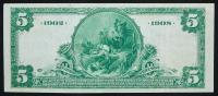 $5 National Bank Note. Hadley Falls NB, Holyoke, MA. Ch. 1246. Fr. 590. - 2