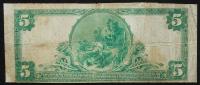 $5 National Bank Note. Third NB, Pittsfield, NB. Ch. 2525. Fr. 607. - 2