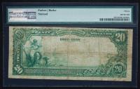 $20 National Bank Note. First NB, Attleboro, MA. Ch. 2232. Fr. 649. PMG Choice Fine 15. - 2