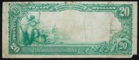 $20 National Bank Note. Connecticut NB of Bridgeport, CT. Ch. 927. Fr. 650. - 2