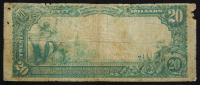 $20 National Bank Note. Wamesit NB, Lowell, MA. Ch. 781. Fr. 650. - 2