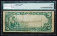$20 National Bank Note. National Security Bank, Boston, MA. Ch. 1675. Fr. 652. PMG Choice Fine 15. - 2