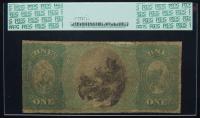 $1 National Bank Note. Merchants NB, New Bedford, MA. Ch. 799. Fr. 380. PCGS-C Good 4. - 2