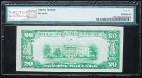 $20 National Bank Note. First NB of Suffield, CT. Ch. 497. Fr. 1802-1. PMG Uncirculated 62. - 2