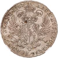 Austrian Netherlands. Kronenthaler, 1767 NGC About Unc