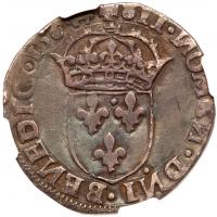 France. Teston, 1564-L (Bayonne) NGC VF20 - 2