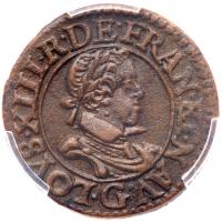 France. Double Tournois, 1620-G (Poitiers) PCGS Unc