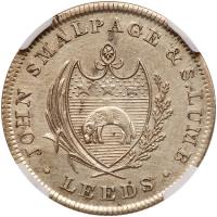 Great Britain. Yorkshire. Shilling Token, 1811 NGC Unc - 2