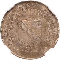 Great Britain. Staffordshire. Shilling Token, 1811 NGC AU58