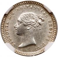 Great Britain. 1 Â½ Pence, 1838 NGC MS63