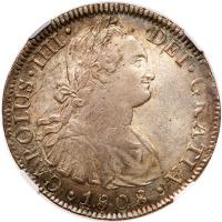 Mexico. 8 Reales, 1808-Mo TH NGC AU55