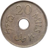 Palestine. 20 Mils, 1934 PCGS EF45 - 2