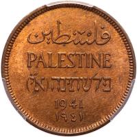 Palestine. Mil, 1941 PCGS MS64 RB