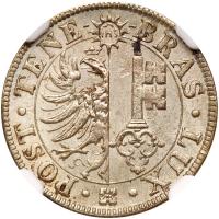 Switzerland: Geneva. 4 Centimes, 1839 NGC MS64