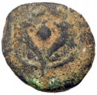 Ancient Judea. John Hyrcanus I, 135-104 BCE. AE Prutah (2.63g). Jerusalem. Choic - 2