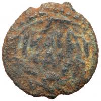 Ancient Judea. Governors (Procurator) Valerium Gratus, 115-26 CE, AE Prutah (1.92g)