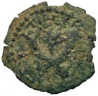 Ancient Judea. Procurator Valerium Gratus, 15-26 CE. AE Prutah (1.49g), 15/17 CE. Year 3 (16/17).