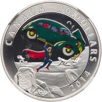 Canada. 2014 Iconic Superman Comic Book Covers-Action Comics #1(1938) Silver $10 Colorized Coin