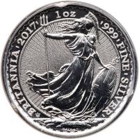 Great Britain. A 4-Piece Set of 2017 Britannia 20th Anniversary Silver Â£2